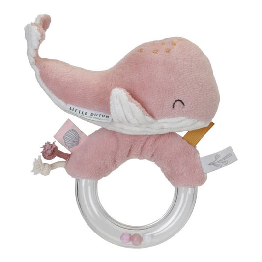 Little Dutch Ringrammelaar - Roze walvis