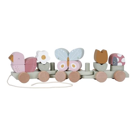 Little Dutch Blokkentrein Flowers en Butterflies