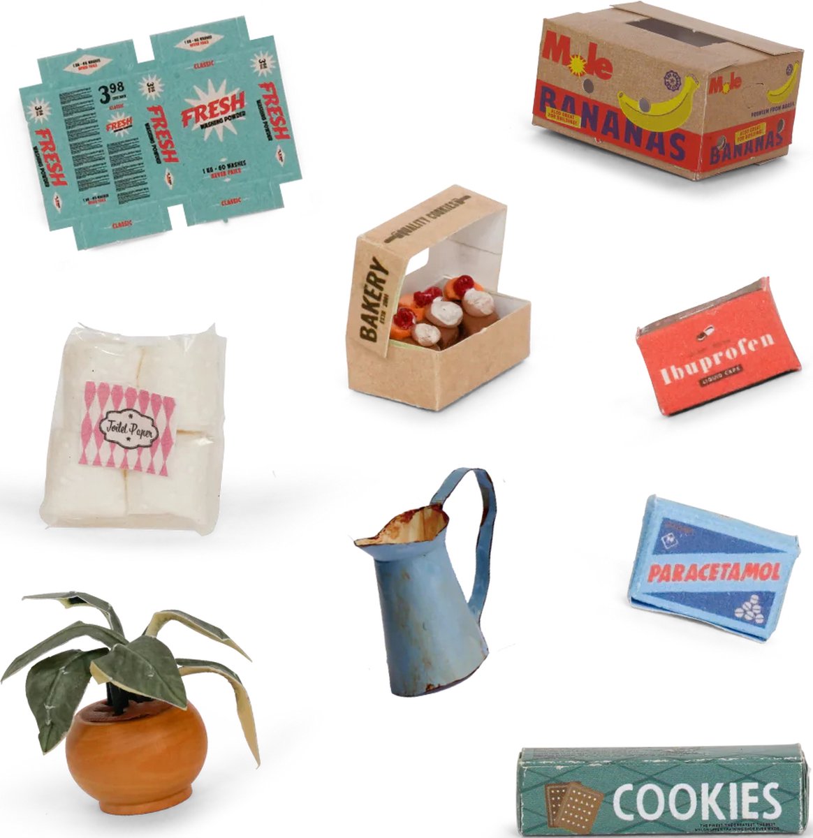 Basis Knutselpakket - Miniatuur Winkel | Sam & Julia | Het Muizenhuis