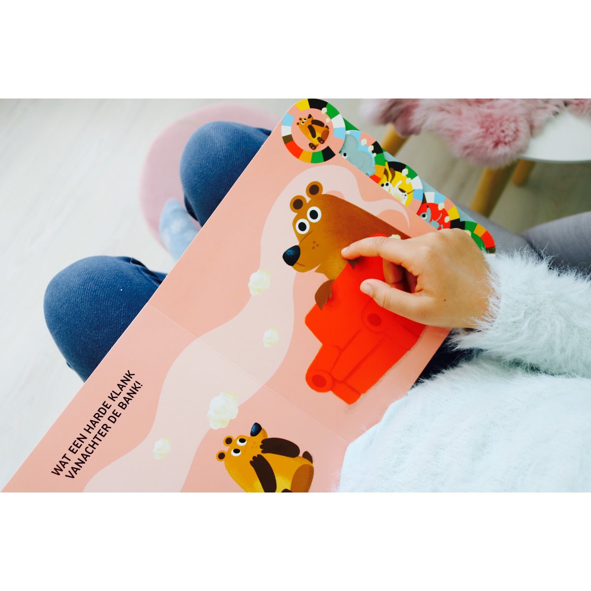 Imagebooks Wie liet daar een scheetje?