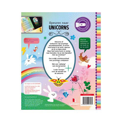 Lantaarn Zaklampboek : Speuren naar unicorns