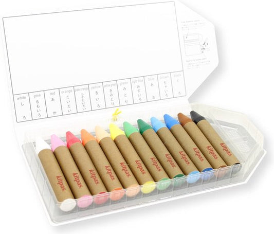Kitpas large raamkrijtjes 12 kleuren