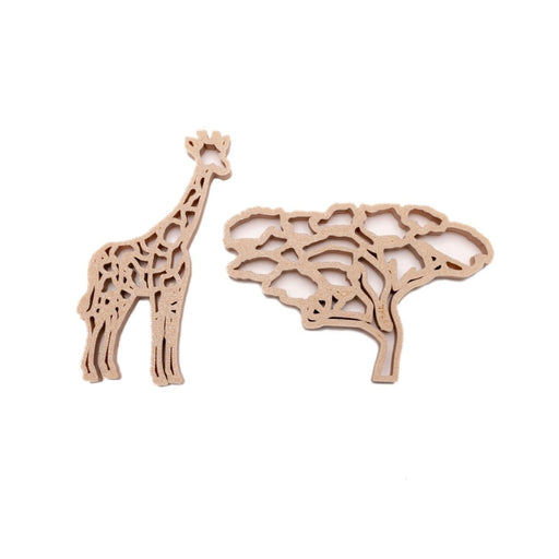 Grennn Uitstekers Boom en giraffe (Afrika)