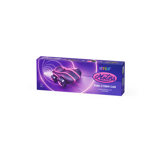 Hey Clay Auto (roze) 2 potjes