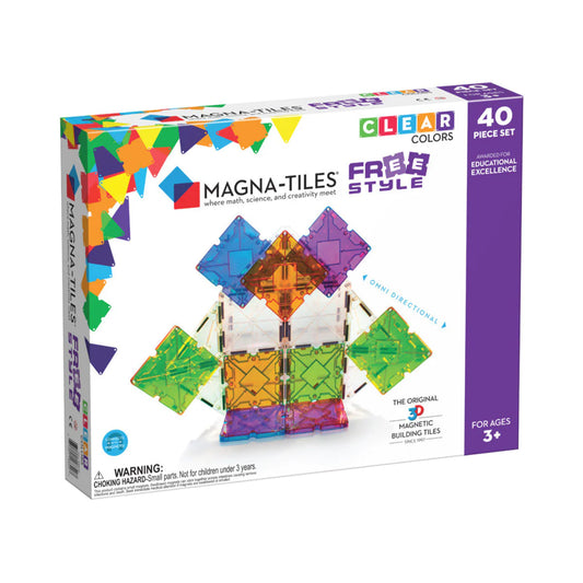 Magna Tiles Clear Colors Freestyle 40 stuks