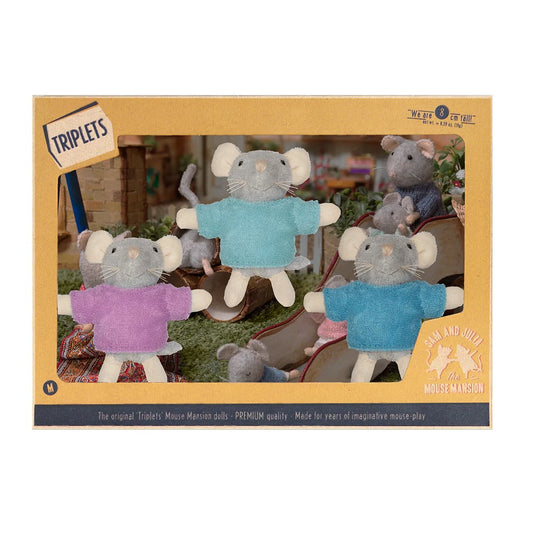 Het Muizenhuis - Knuffelmuis de drieling