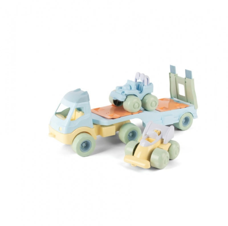 Dantoy Oprijwagen met 2 auto`s (pastel)