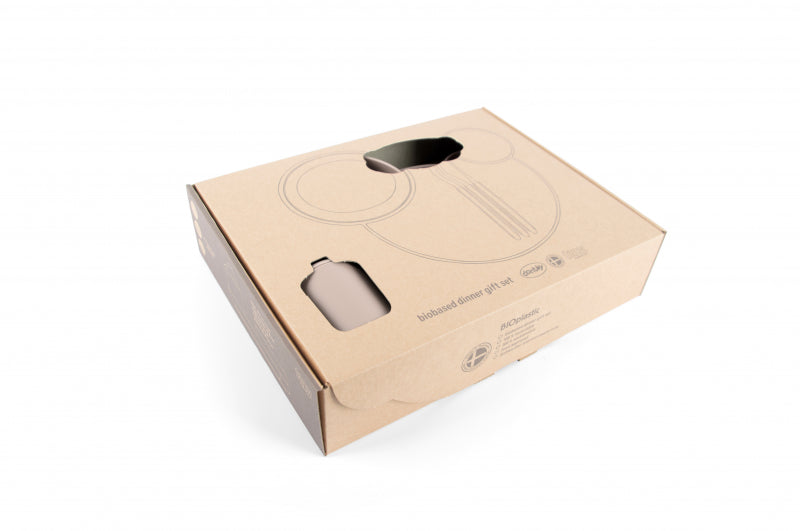Dantoy Tiny servies geschenkset (zand 7-delig)