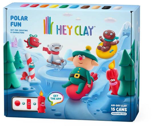 Hey Clay Polar Fun (15 potjes)