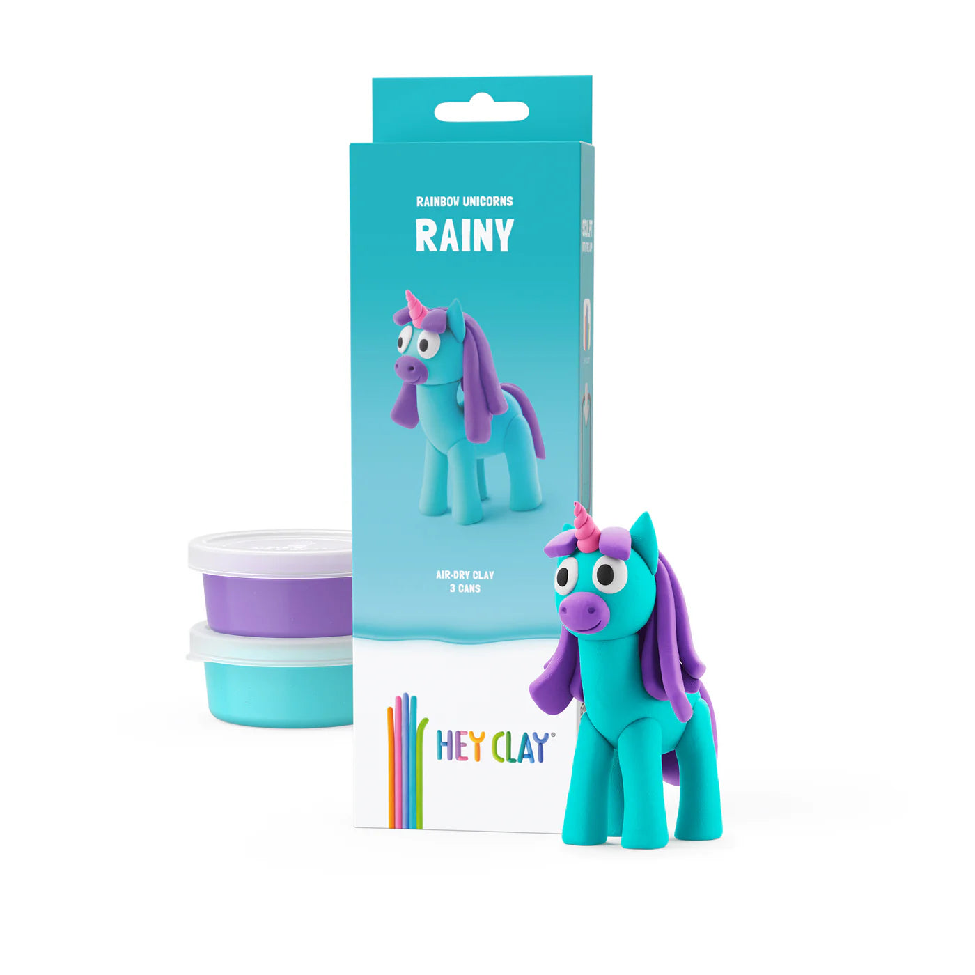 Hey Clay Rainbow unicorns Rainy