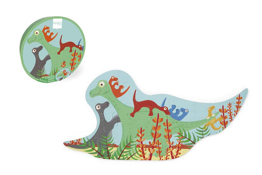 Scratch - Contour puzzel Dinosauriërs