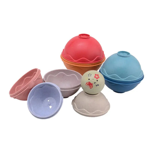 Happy World  stapelballen in doos (bio-plastic)