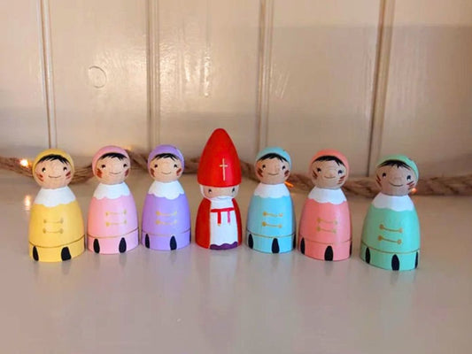 Peg Doll: Pietjes (pastelkleurig)