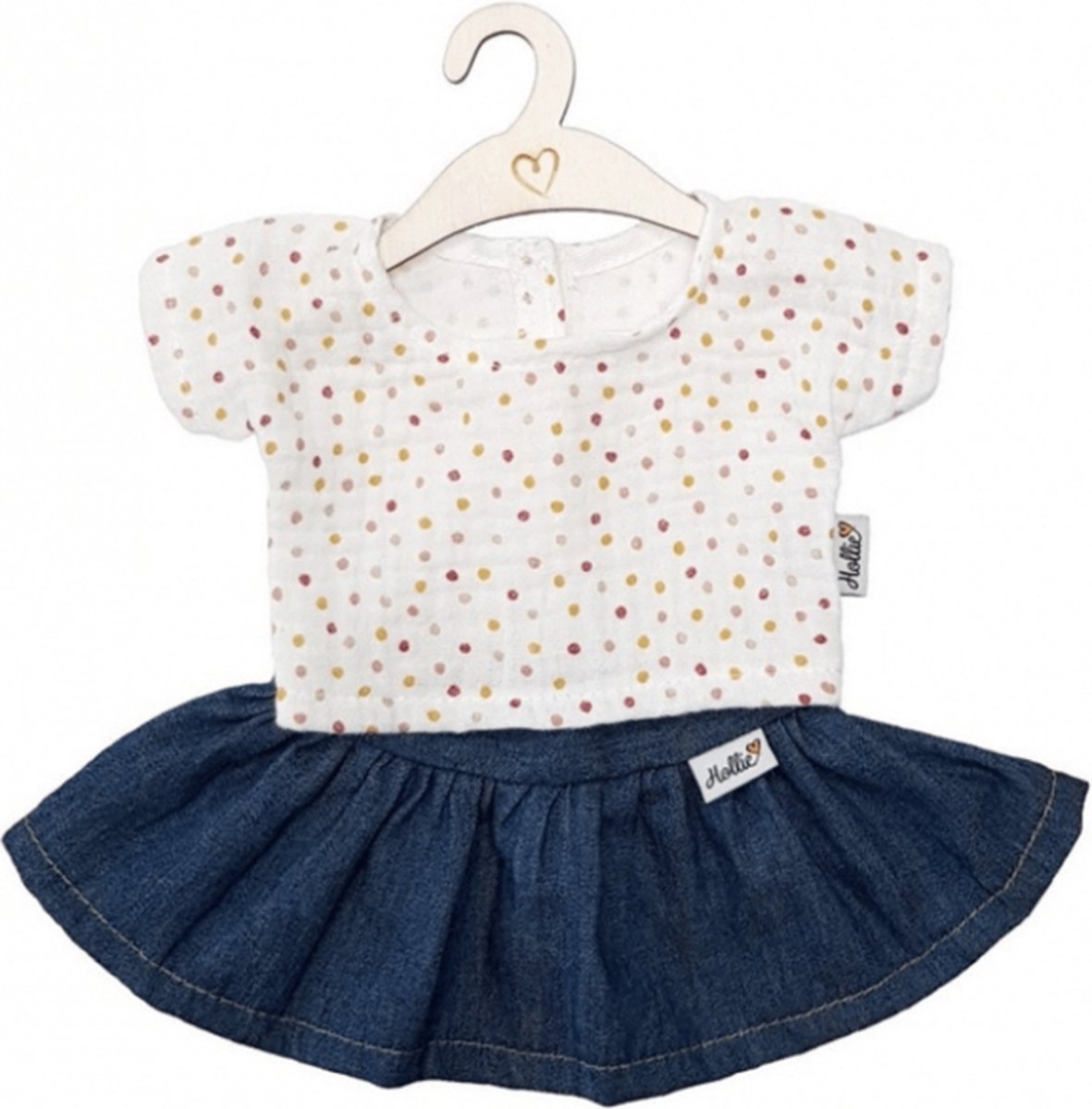 Hollie Poppenrok en -shirt Sweet Dots