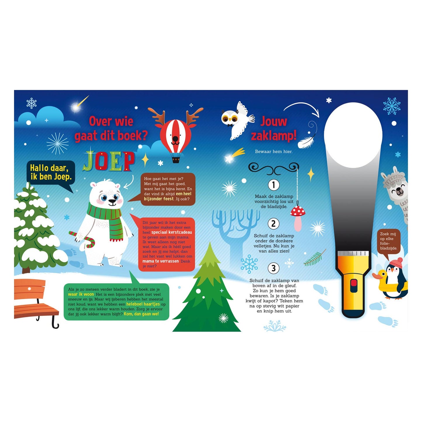 Lantaarn Zaklampboek: Speuren in de kerstwereld