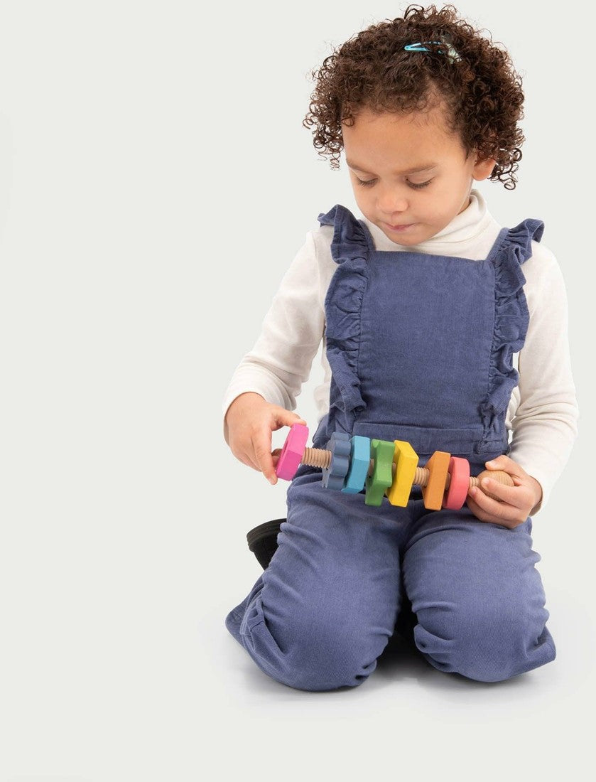 Tickit - Regenboog houten vorm twister