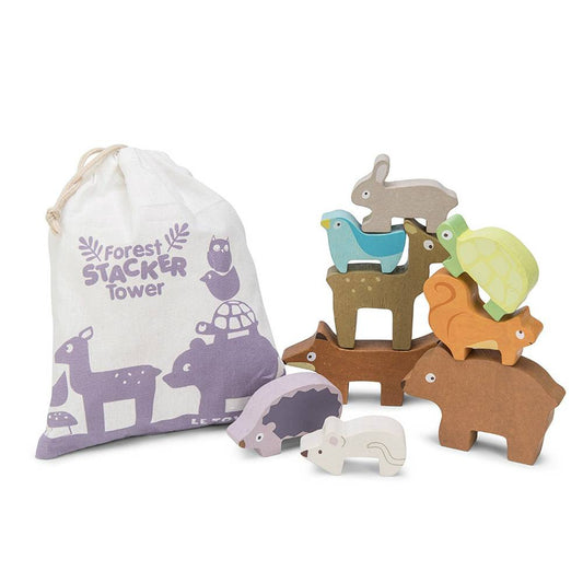 Le Toy Van - Forest stacker tower & bag