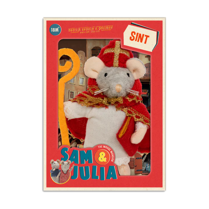 Het Muizenhuis - Knuffelmuis Sinterklaas