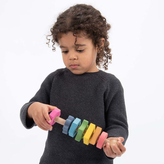 Tickit - Regenboog houten vorm twister