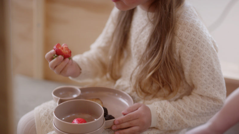 Dantoy Tiny servies geschenkset (zand 7-delig)